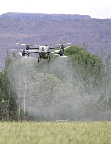 drone spraying